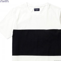NVM FAT STRIPE SS T (WHITEBLACK) [NVM16S-CS02]