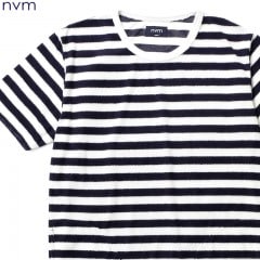 SALE 10OFF NVM STRIPE PILE RELAX SS T [NVM16S-CS04]