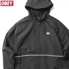 OBEY THE CAPE JACKET (BLACK)