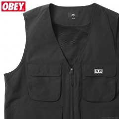 OBEY CEREMONY TECHNICAL VEST (BLACK)