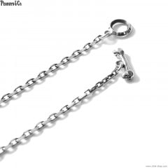 PEANUTS & CO. SKULL HOOK CHAIN (SQUARE)