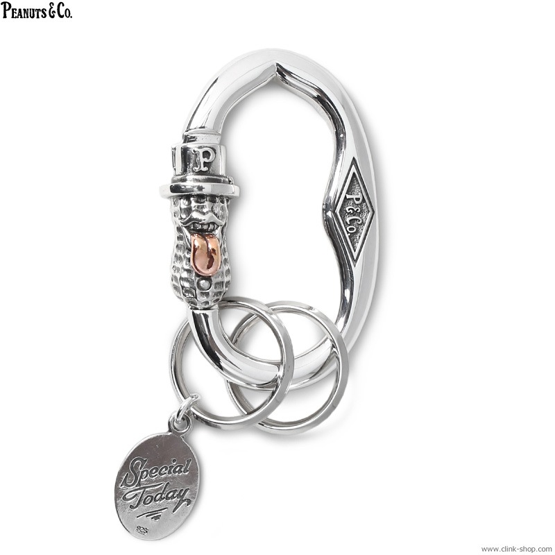 CLINK｜PEANUTS & CO. BEROPEANUTS CARABINER (SILVER×COPPER)｜東京