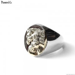 PEANUTS & CO. PHARAOHS HORSES RING - OVAL LARGE - (SILVERK10)