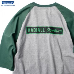 RADIALL SLOW BURN - CREW NECK T-SHIRT 3Q/S (HEATHER GRAY)