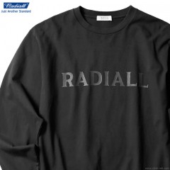 RADIALL LOGOTYPE - CREW NECK T-SHIRT L/S (BLACK)