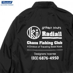 RADIALL GOLDEN HOURS - WINDBREAKER JACKET (BLACK)
