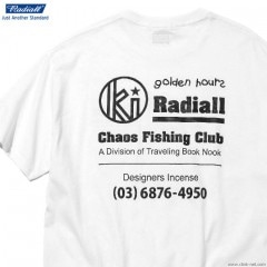 RADIALL GOLDEN HOURS - CREW NECK T-SHIRT S/S (WHITE)