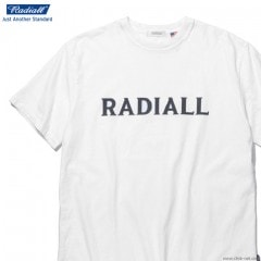 RADIALL LOGO TYPE - CREW NECK T-SHIRT S/S (WHITE)