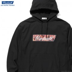 RADIALL FLAME FLAGS - HOODIE SWEATSHIRT L/S (BLACK)