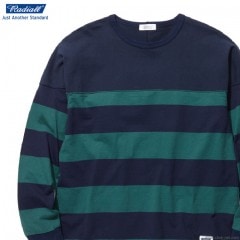 RADIALL BOARD WALK - CREW NECK T-SHIRT L/S (NAVY)