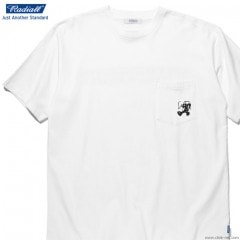 RADIALL SKANK DUB - CREW NECK POCKET T-SHIRT S/S (WHITE)