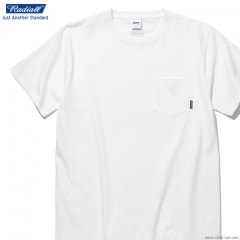 RADIALL PLAIN - CREW NECK POCKET T-SHIRT S/S (WHITE)