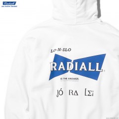 RADIALL BOWTIE - HOODIE SWEATSHIRT L/S (WHITE)