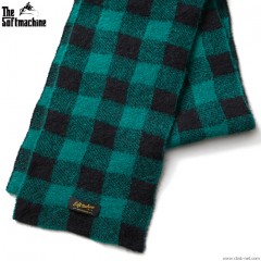SOFTMACHINE PLAID MUFFLER (GREEN)