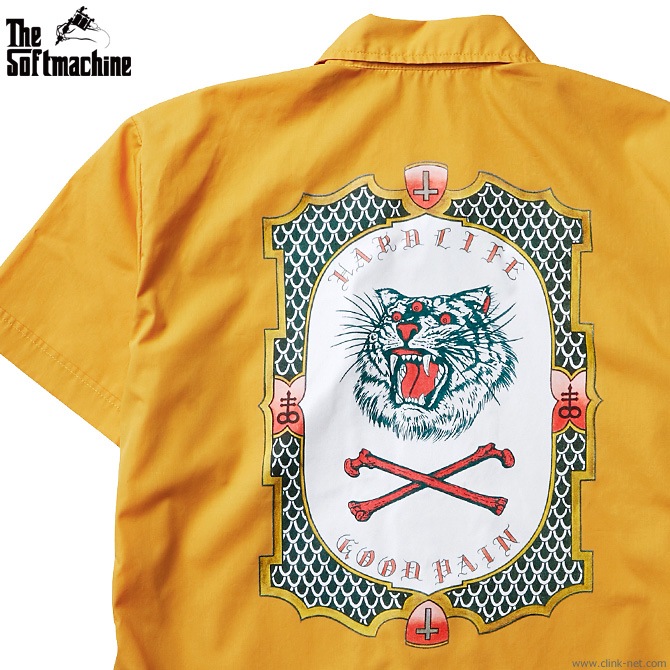 CLINK｜SOFTMACHINE GOOD PAIN TIGER SHIRTS (YELLOW)｜東京