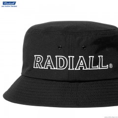 RADIALL LOGOTYPE - BUCKET HAT (BLACK)