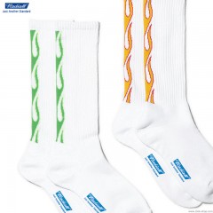 RADIALL 2PAC SOX-FLAMES (WHITE)