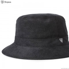 BRIXTON B-SHIELD BUCKET HAT  (BLACK)