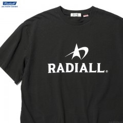 RADIALL LOGOTYPE - CREW NECK T-SHIRT S/S (INK BLACK)