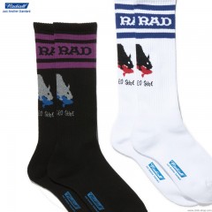 RADIALL 2PAC SOX - SKATE RAT (BLACKWHIET)