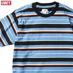 OBEY IDEALS ORGANIC DALE TEE SS (BLUE MULTI)