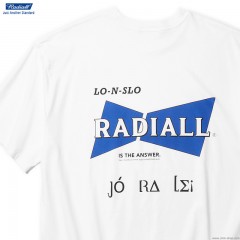 RADIALL BOWTIE - CREW NECK POCKET T-SHIRT S/S (WHITE)