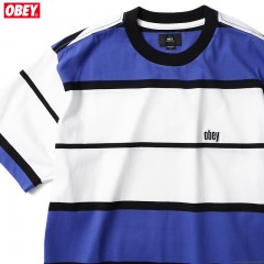 OBEY MERCY TEE SS (BLUE MULTI)