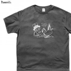 PEANUTS & CO. �� MOTAS COLLABORATION PEANUTS CLUB TEE ��BLACK��