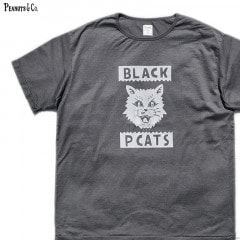 PEANUTS & CO. �� MOTAS COLLABORATION BLACK CATS TEE ��BLACK��