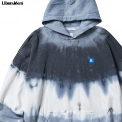 LIBERAIDERS TIE DYE PULLOVER HOODIE (BLACK) #74301