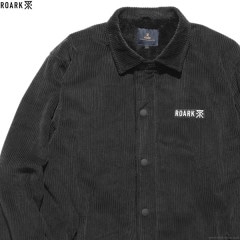 ROARK REVIVAL CORDUROY COACHES JACKET (BLACK)