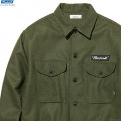 RADIALL FLAGS - REGULAR COLLARED SHIRT L/S (OLIVE)