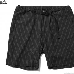 SOFTMACHINE BIVOUAC STRIPE SHORTS (BLACK)