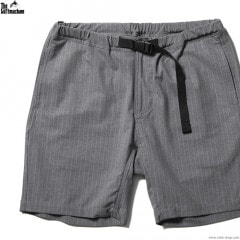 SOFTMACHINE BIVOUAC STRIPE SHORTS (GRAY)