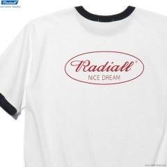 RADIALL OVAL - CREW NECK T-SHIRT S/S (WHITE)