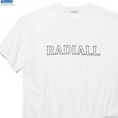 RADIALL OUTLINE - CREW NECK T-SHIRT S/S (WHITE)