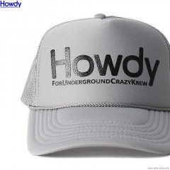 Howdy Logo Mesh Cap (GRAY) [HWD2101-CP01]