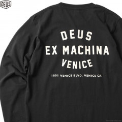 SALE 10OFF DEUS EX MACHINA VENICE LONG SLEEVE (BLACK)