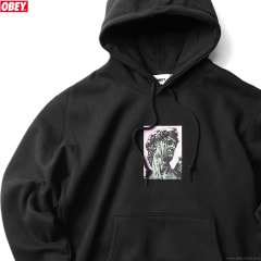 OBEY BOX FIT PREMIUM HOODED FLEECE 