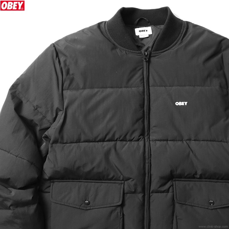 CLINK｜OBEY CHARLIE JACKET (BLACK)｜東京・吉祥寺｜SOFTMACHINE