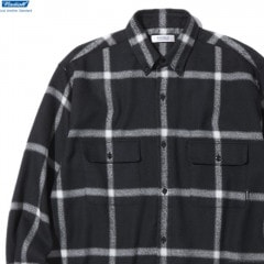 RADIALL CAMINO - B.D COLLARED SHIRT L/S (BLACK)