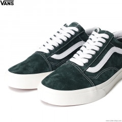 VANS OLD SKOOL JUNGLE GREEN/SNOW WHITE(PIG SUEDE)