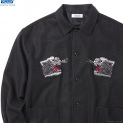 RADIALL RIO - REGULAR COLLARED SHIRT L/S (BLACK)