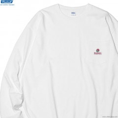 RADIALL ROSE BOWL - CREW NECK T-SHIRT L/S (WHITE)