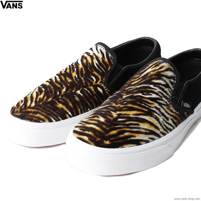 CLINK｜VANS CLASSIC SLIP-ON BLACK/TIGER (SOFT SUEDE)｜東京・吉祥寺