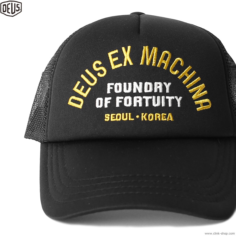 さらに100円引き◆DEUS EX MACHINA◆FAST STORIES TRUCKER CLINK|DEUS EX MACHINA FORTUITY TRUCKER (BLACK)|東京