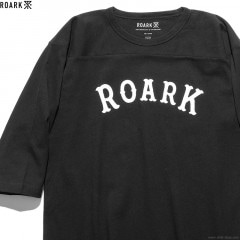 ROARK REVIVAL MEDIEVAL LOGO 3/4 SLEEVE TEE (BLACK)