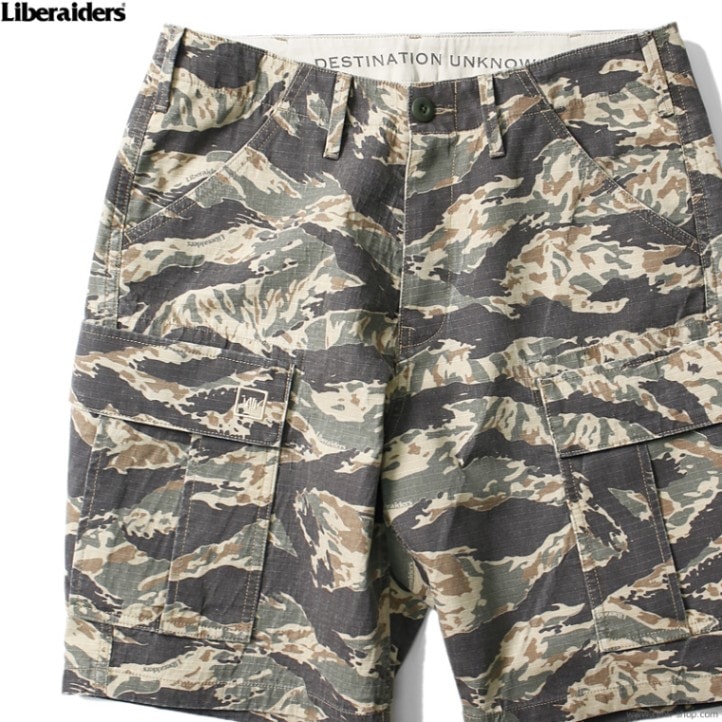 CLINK｜LIBERAIDERS 6 POCKET ARMY SHORTS (TIGER CAMO) #71801｜東京