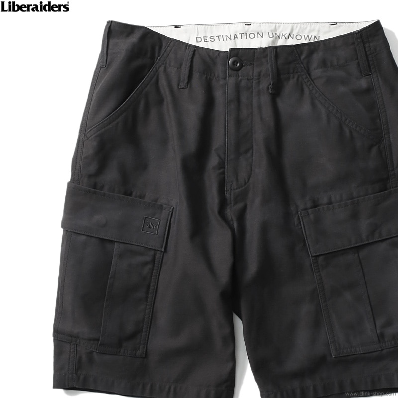 CLINK｜LIBERAIDERS 6 POCKET ARMY SHORTS (BLACK) #71801｜東京
