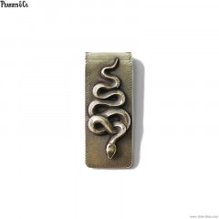 PEANUTS & CO. SNAKE MONEY CLIP (BRASS)